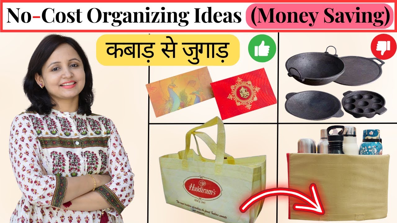 No-Cost Organizing Tips for Home & Kitchen | Desi Jugaad for a Clutter-Free Home | Urban Rasoi