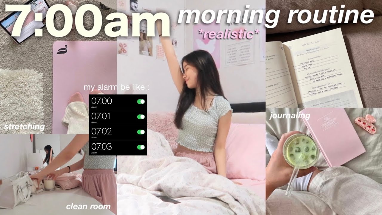 my REAL 7am morning routine 💌🏹