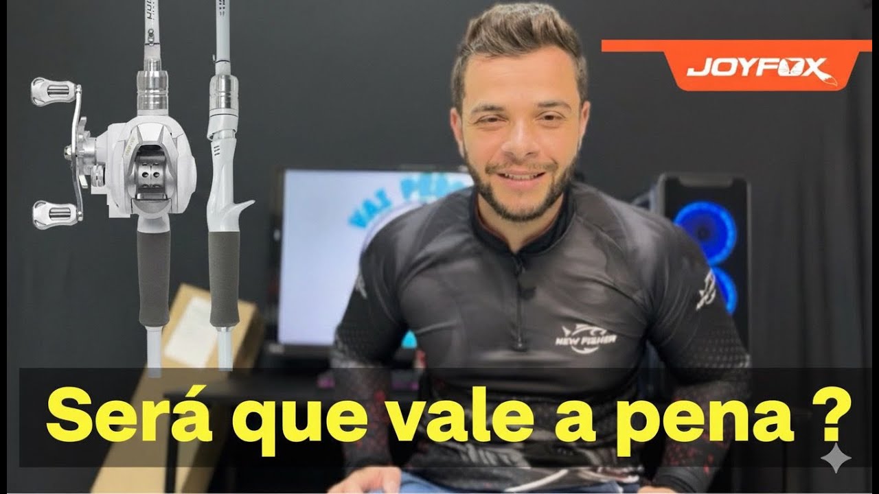 KIT JOYFOX (vara 50lb + carretilha ET 200) 🎣 | O COMEÇO do meu canal de pesca!