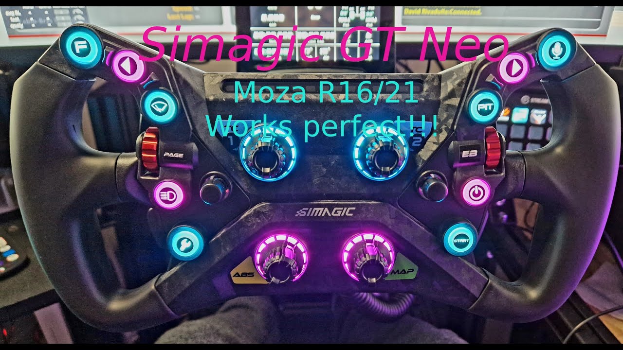 Simagic GT Neo, Montage und Software, Moza R9/12/16/21
