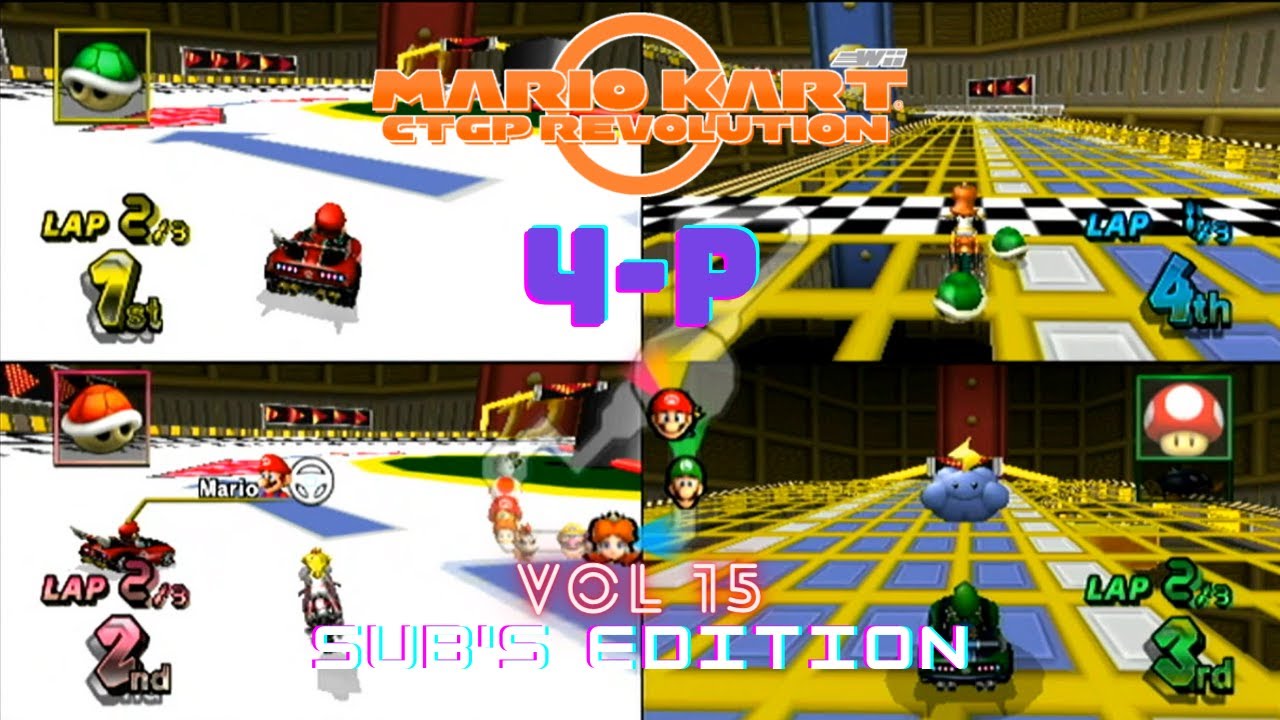 Mario Kart Wii (4 Players). Sub's Edition Races! Vol.15/VictorKing16