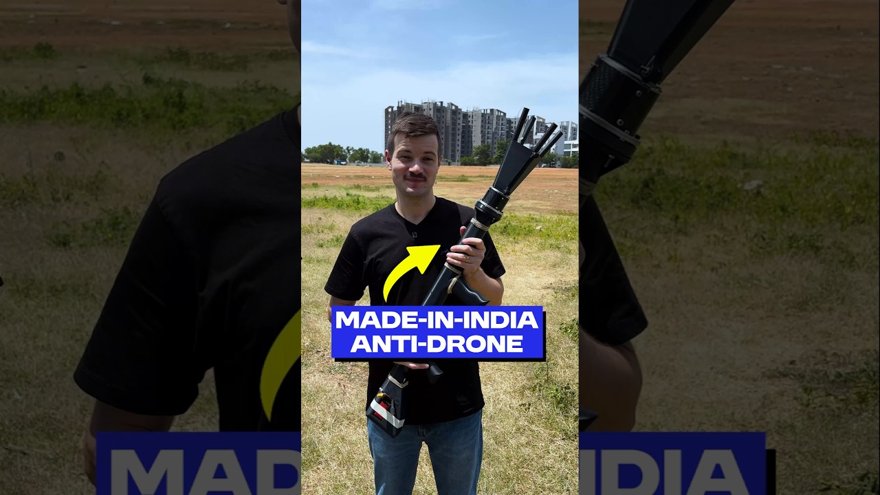 Это отечественный перехватчик дронов 🇮🇳