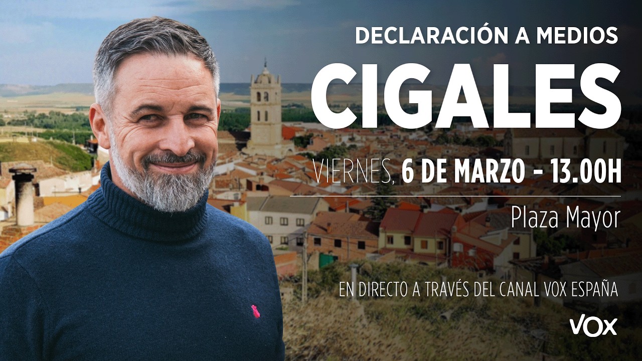 🔴 ABASCAL EN CASTILLA Y LEÓN: declaración a medios desde Cigales