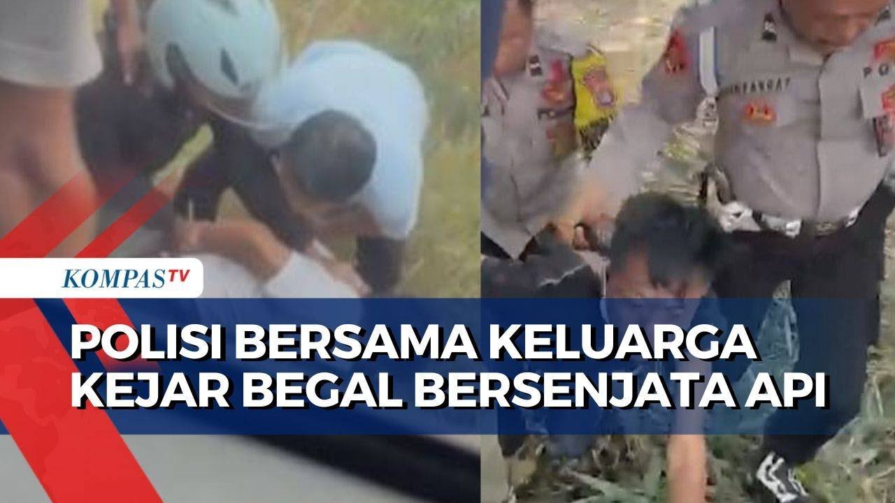 Keberanian Bripka Rico Kejar Pelaku Begal Bersenpi Saat Berkendara Bersama Istri-Anak