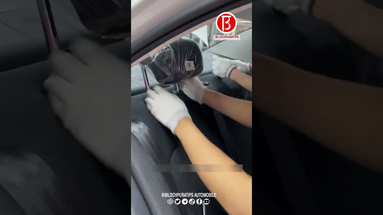 The rear headrest is really useless, it is recommended to cancel it.
