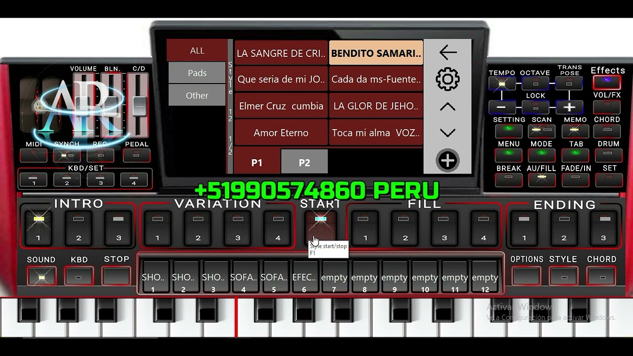 12 RITMOS SAMPLEADOS  PARA ORG24 AR MUSIC PERU 2025