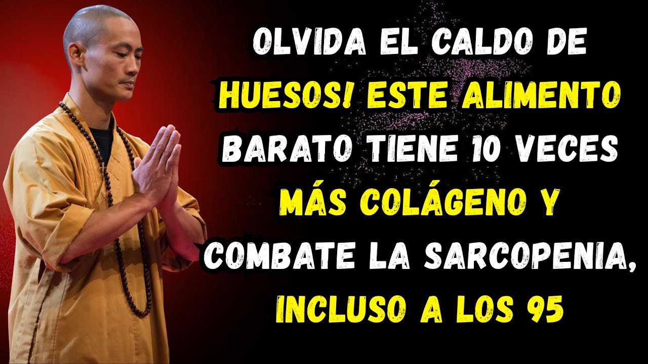 Olvida el caldo de huesos! Come ESTO para construir m&uacute;sculo y vencer la sarcopenia | shi heng yi