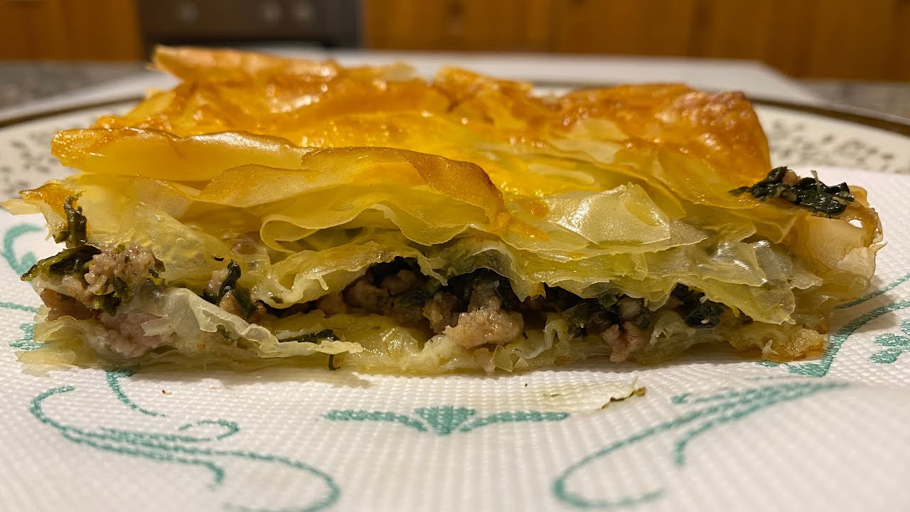 Borek Turco di Terra Amara - Burek con Carne Macinata - Burek con Pasta Fillo - Borek Turco Ricetta