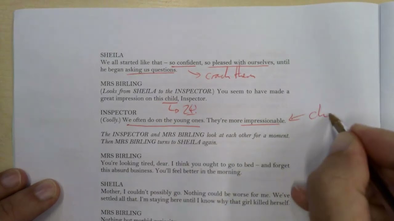An Inspector Calls Act 2 Part 1