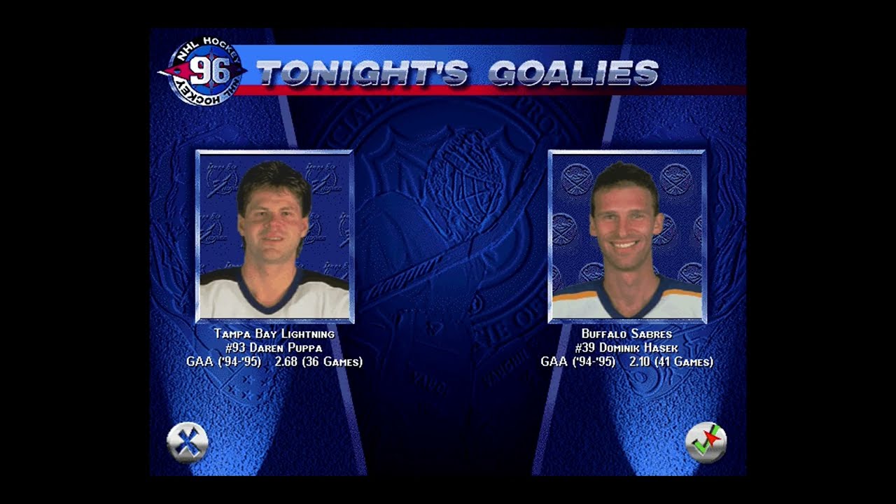 EA Sports NHL '96 - All-star Exhibition BUF 2 v TBL 2 | Buffalo Plays the Top in the East in Tampa