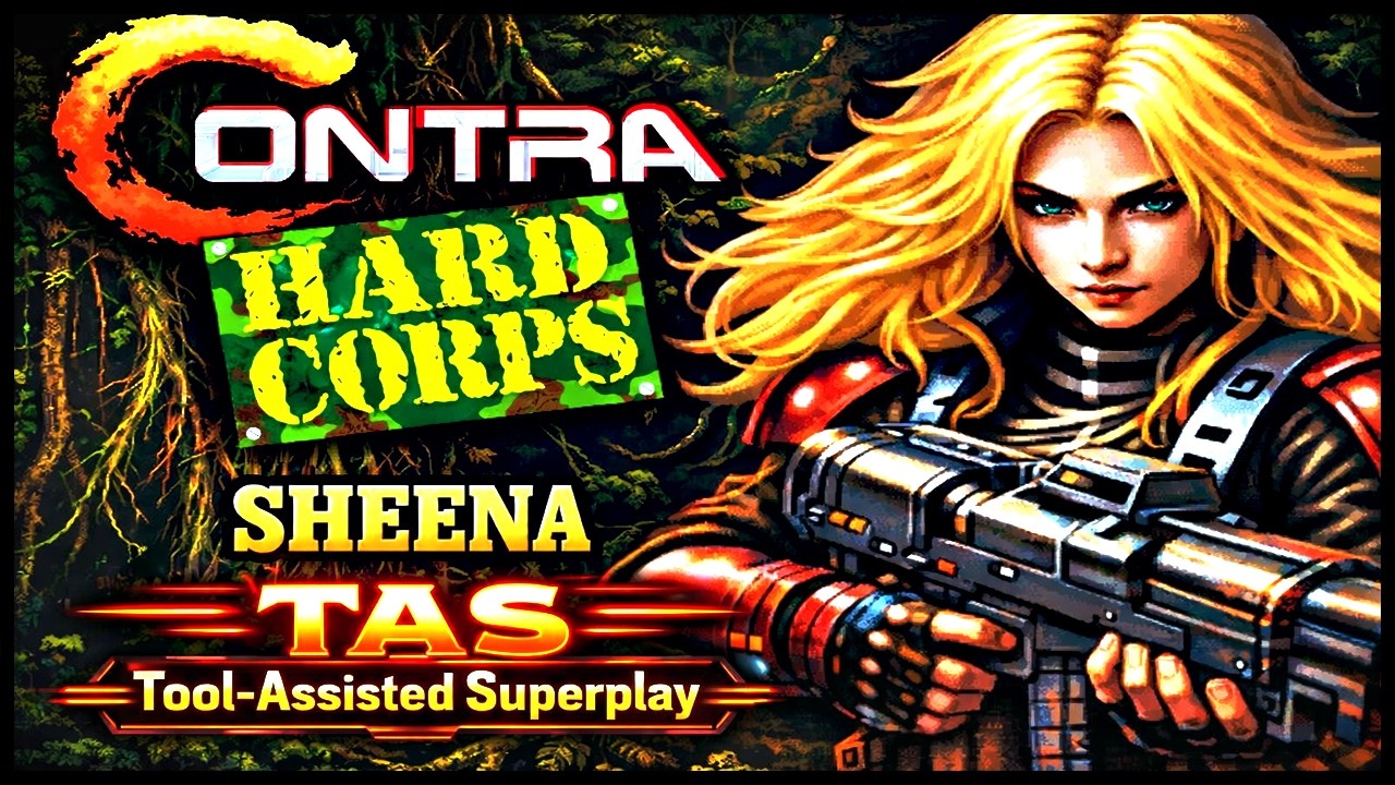 【TAS】CONTRA: HARD CORPS (MEGA DRIVE \ 1994) - SHEENA