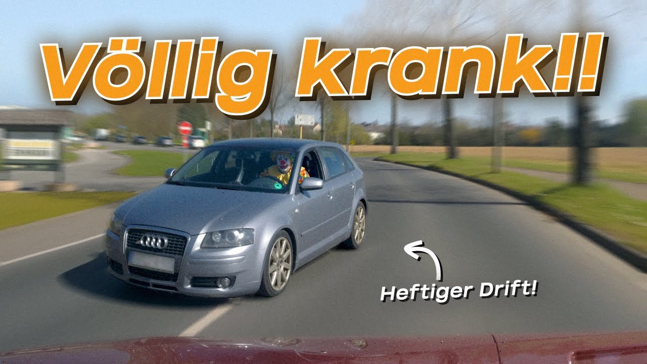 Rotzfrecher Porschefahrer, irrer Drift und Auffahrunfall auf Autobahn! | #GERMAN #DASHCAM | #344