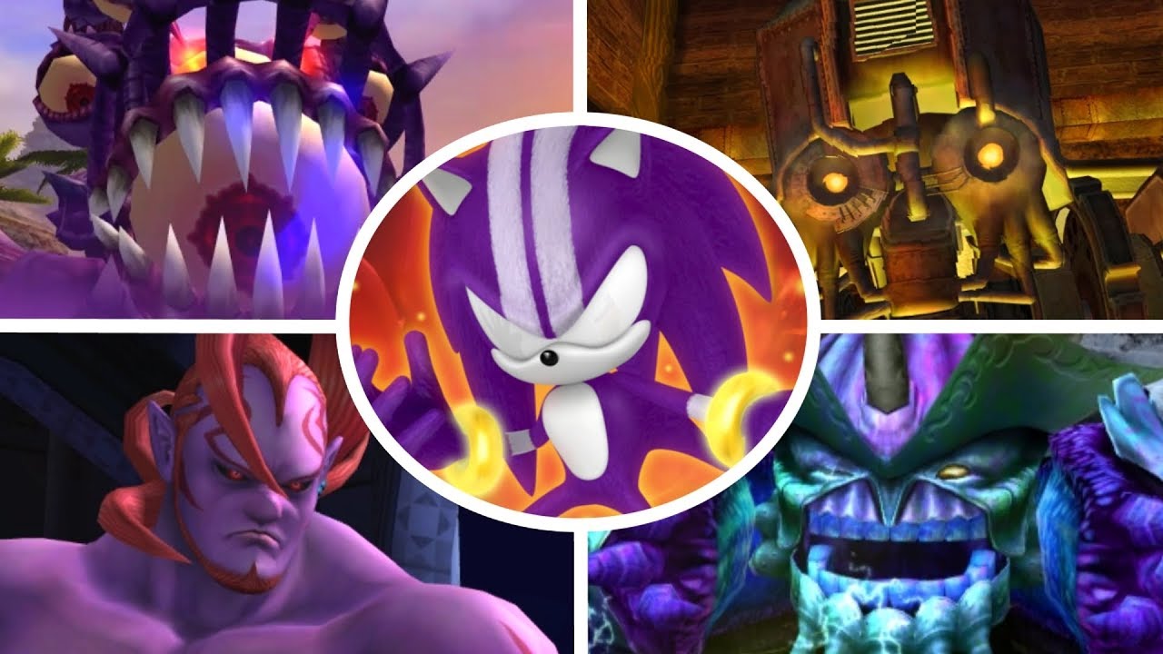 Sonic and the Secret Rings - All Bosses + Cutscenes (No Damage)