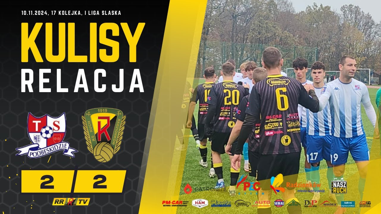 17 kolejka: Podbeskidzie II Bielsko-Biała - Ruch Radzionków [RELACJA + KULISY]