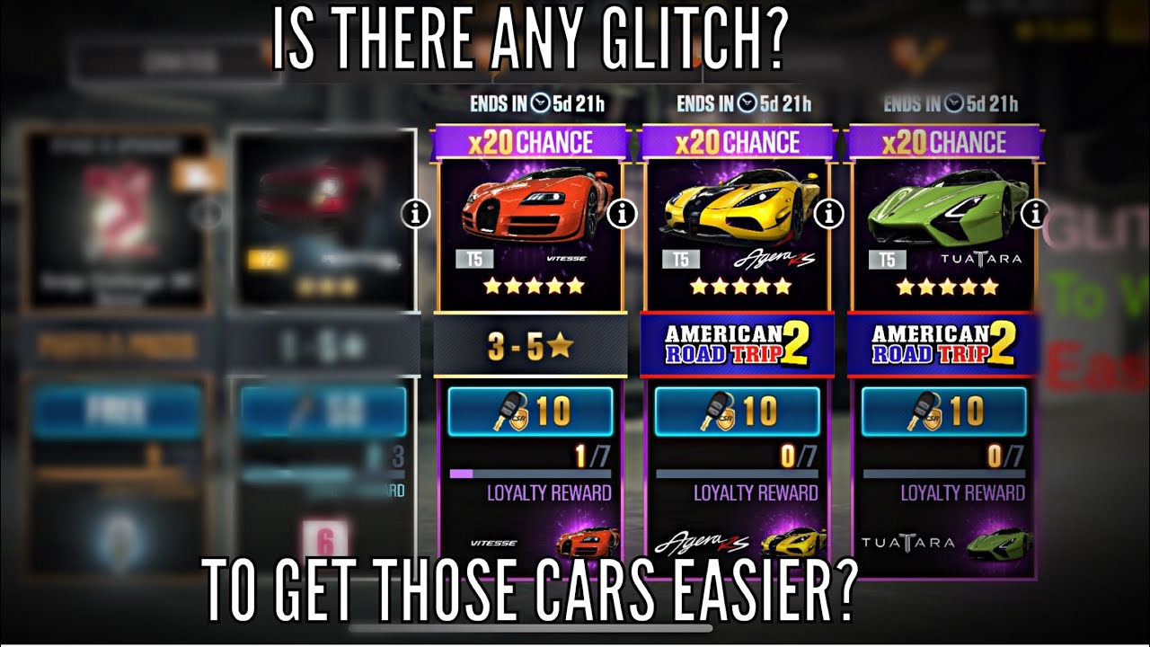CSR2 | GOLD CRATE | Bugatti Vitesse, Agera RS, Tuatara ' Concept ' ( GLITCH TO WIN THEM!!!? )