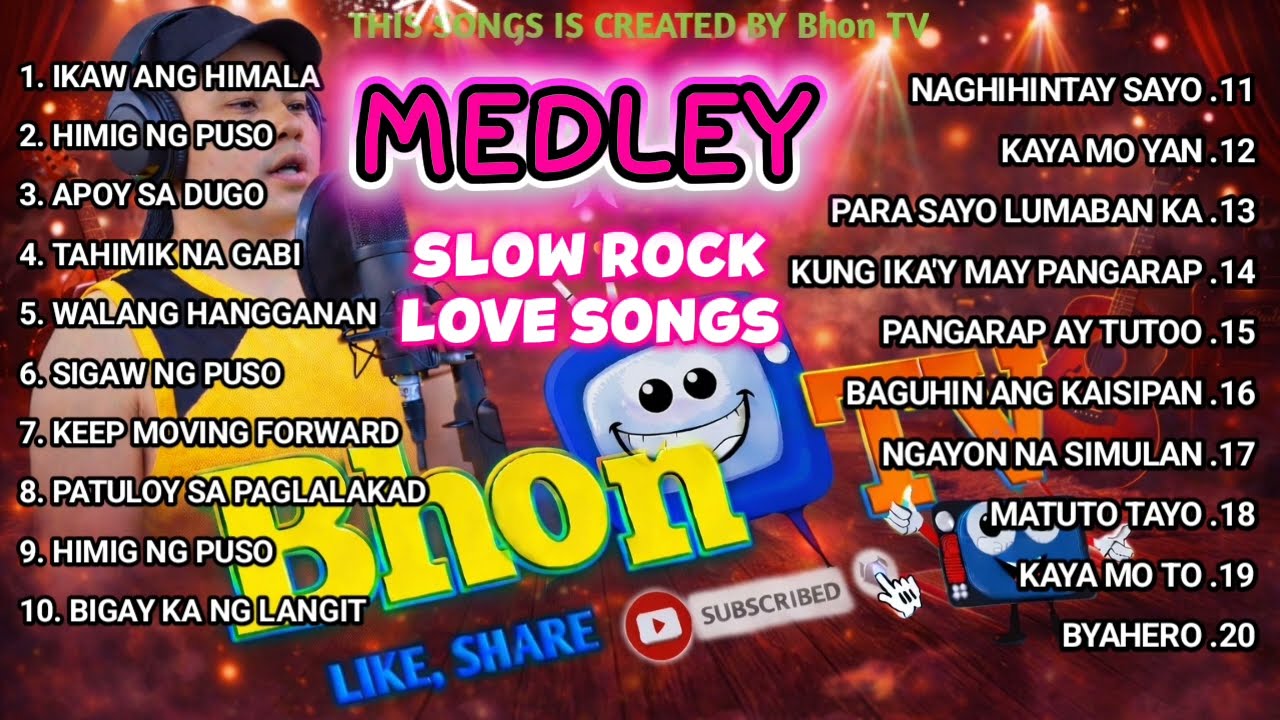 MEDLEY SONGS 💥 Rock love song 💥 Bhon TV Songs