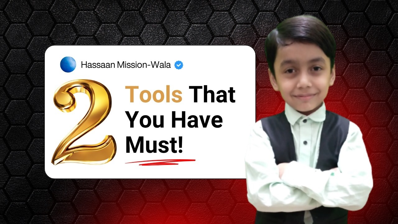 These 2 Tools That You Have Must At Home/Office! l Hassaan Mission-Wala