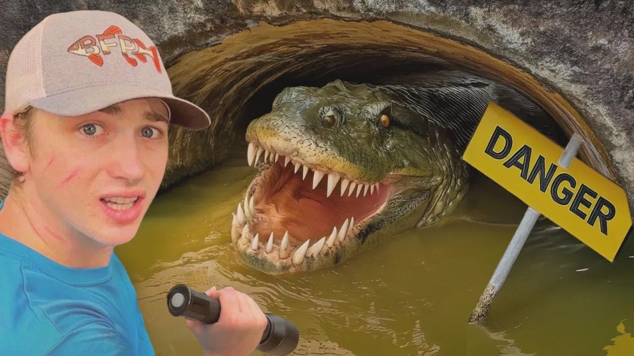Ho scoperto un tunnel segreto pieno di pesci misteriosi!