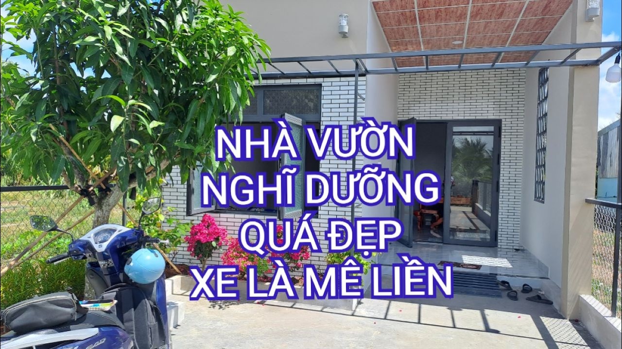 bán nhà tiền giang | cần vốn làm ăn HẠ GIÁ nhà vườn nghĩ dưỡng ĐẸP MÊ LY 730 triệu | Phương Lâm BDS