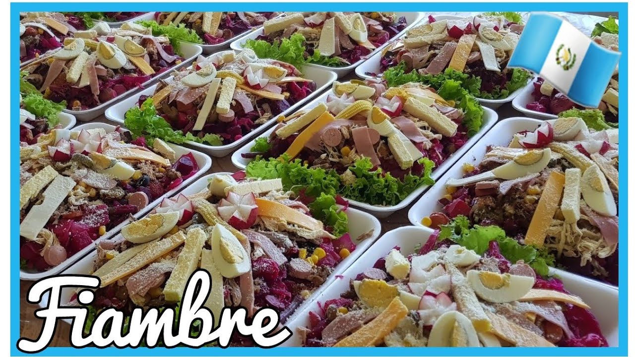 ⭐ RECETA DE FIAMBRE GUATEMALTECO para el día de Los Santos - Tefy Villatoro 🇬🇹