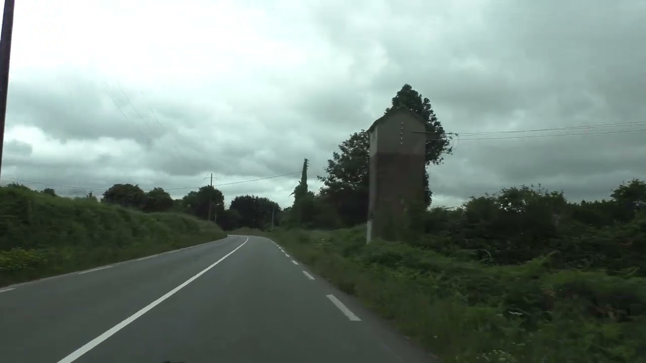 Driving On D36 From 29370 Coray To 29140 Tourch, Finistère, Brittany, France 30th June 2024