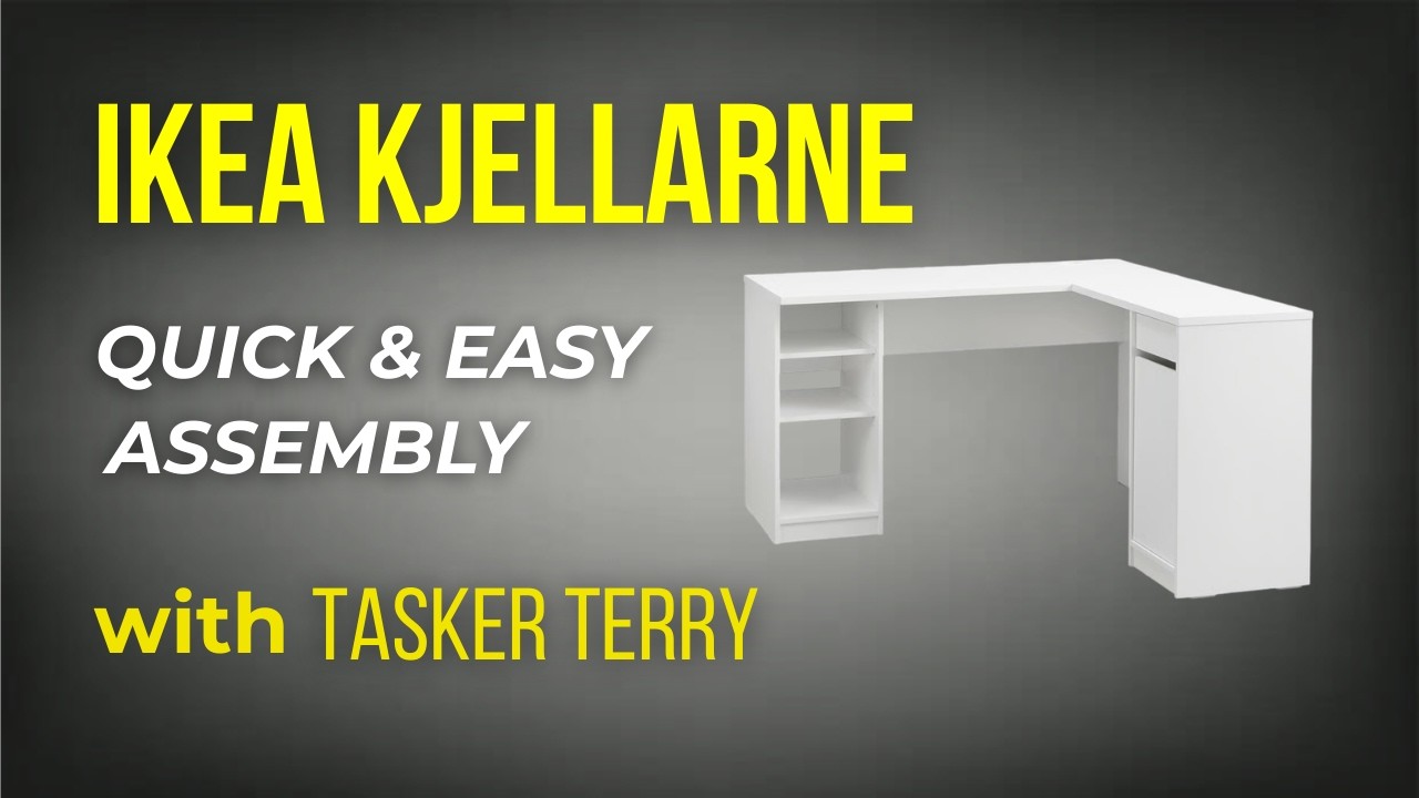IKEA KJELLARNE Desk Assembly