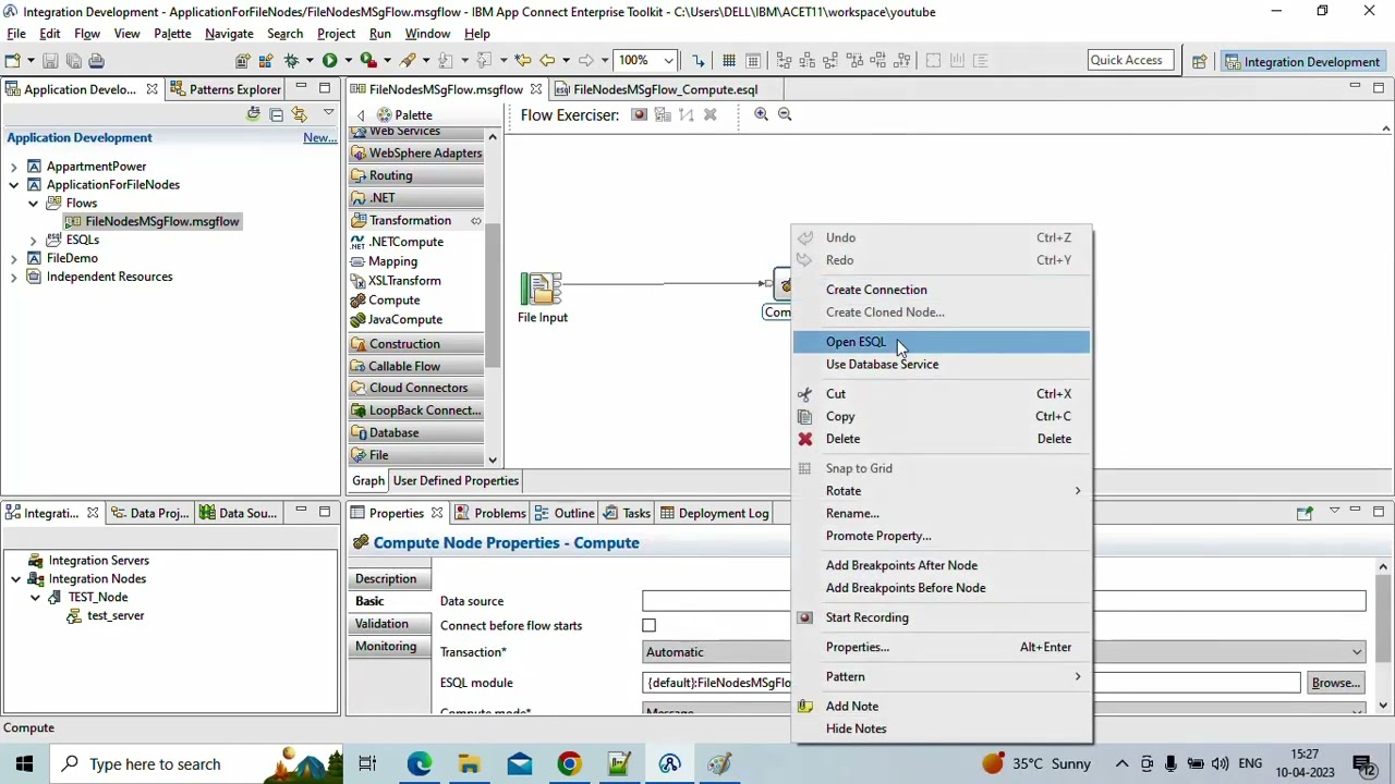 FileNodes in IIB and ACE , How to use filenodes in IIB . #IIB #iib #ACE #ace #integration