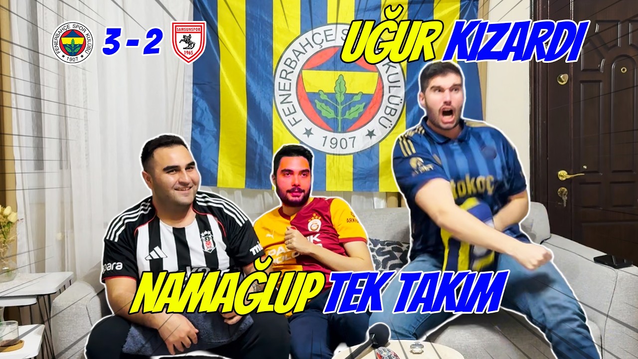 FENERBAHÇE - SAMSUNSPOR MAÇI TEPKİ VİDEOSU! #fenerbahçe