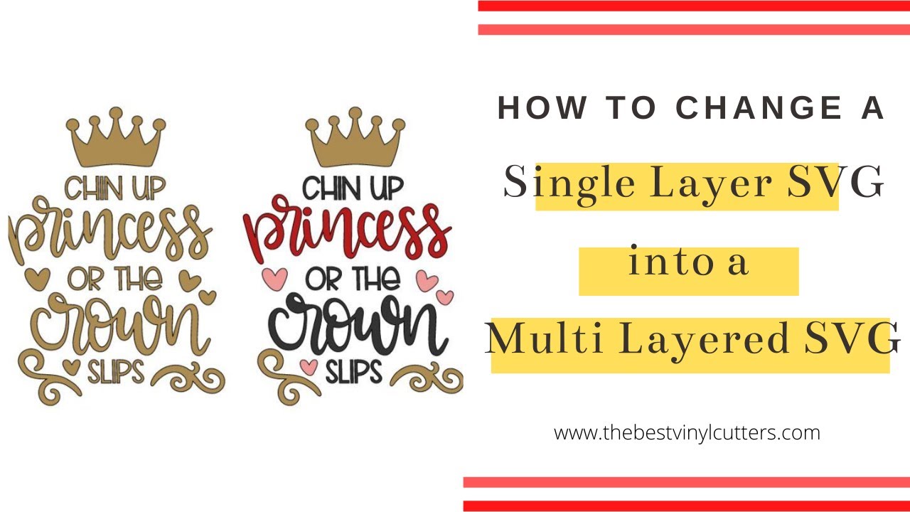 How to Turn a Single Layer SVG Image file into a Multi Layered SVG Image File
