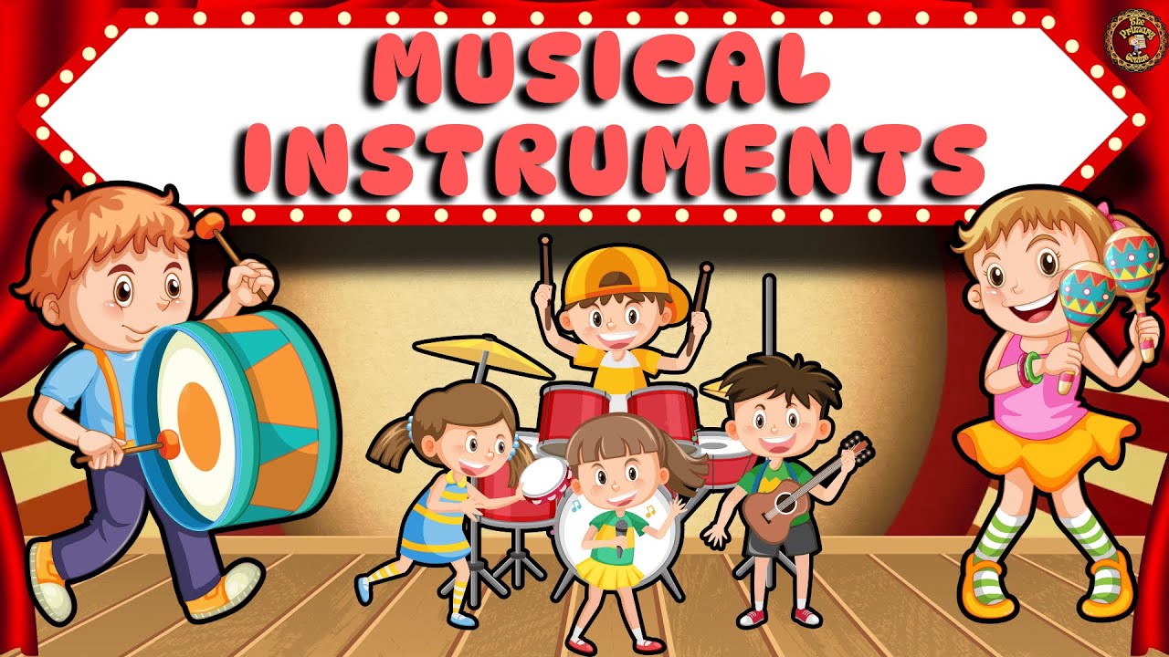 Musical Instruments Names & Sounds | Kids Learning | Types of musical instruments 