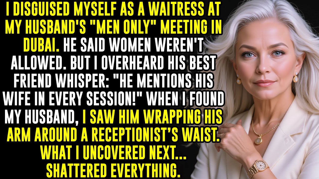 I disguised myself as a waitress at my husband's meeting in Dubai, what I uncovered there...