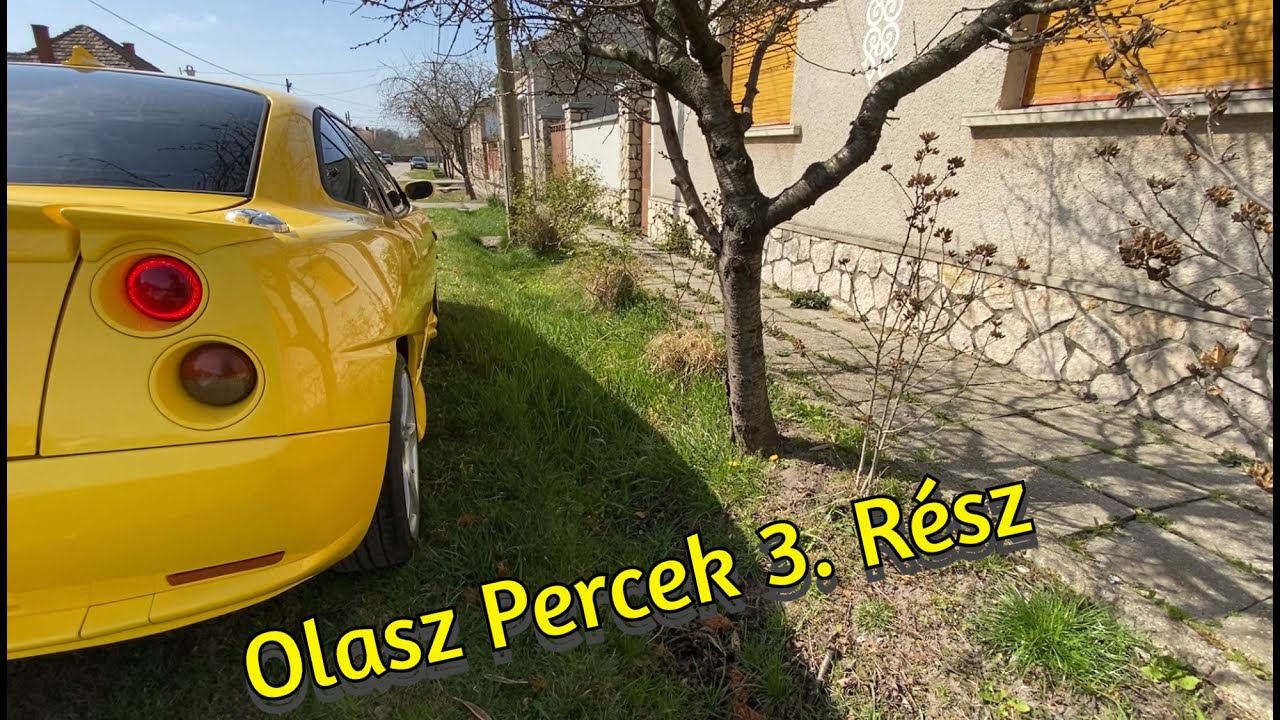 Olasz Percek 3. rész - Egy gyönyörű állapotban lévő Fiat Coupé 2.0 16V 140LE