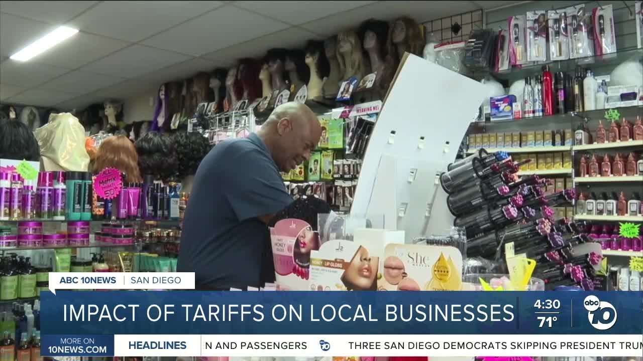 Beauty store owner says tariff-driven price hikes are slowing customer traffic