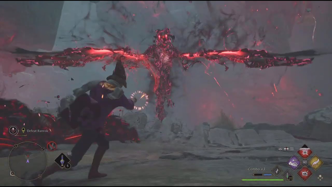 Defeat Ranrok Dragon - Hogwarts Legacy