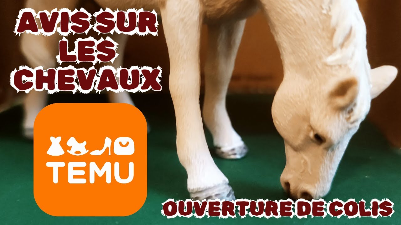Ouverture de Schleich achetés sur TEMU #schleich #toys #temu