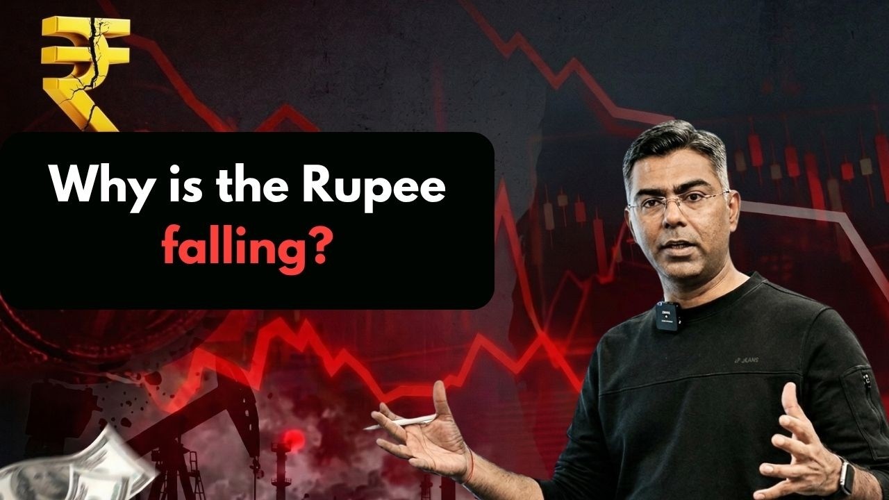 Why is the Indian Rupee falling - Explained!