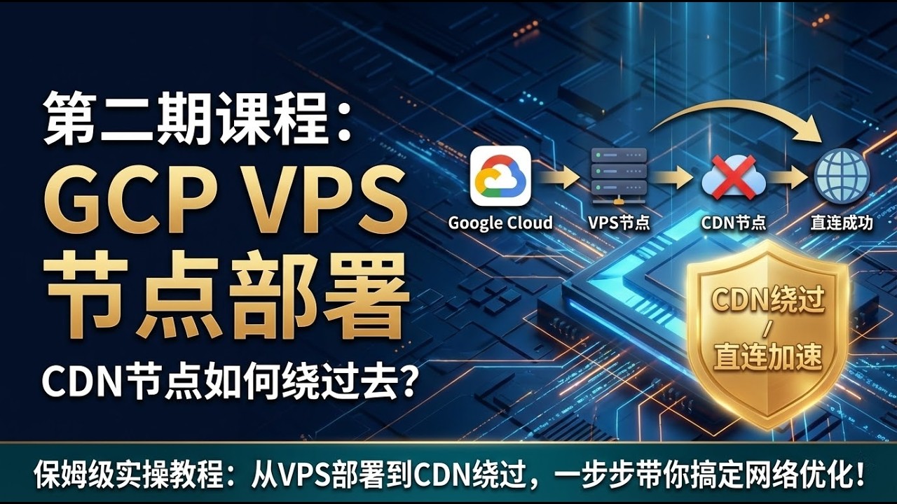 🔥GCP谷歌云永久免费新玩法（二）！开通及部署一键脚本及节点部署及测试，一次课程全讲透（小白喂饭级）