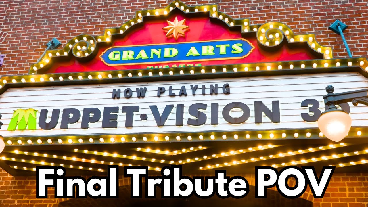 [4K] Muppet Vision 3D & Land Tour - Final Tribute Video - Disney's Hollywood Studios | 4K 60FPS