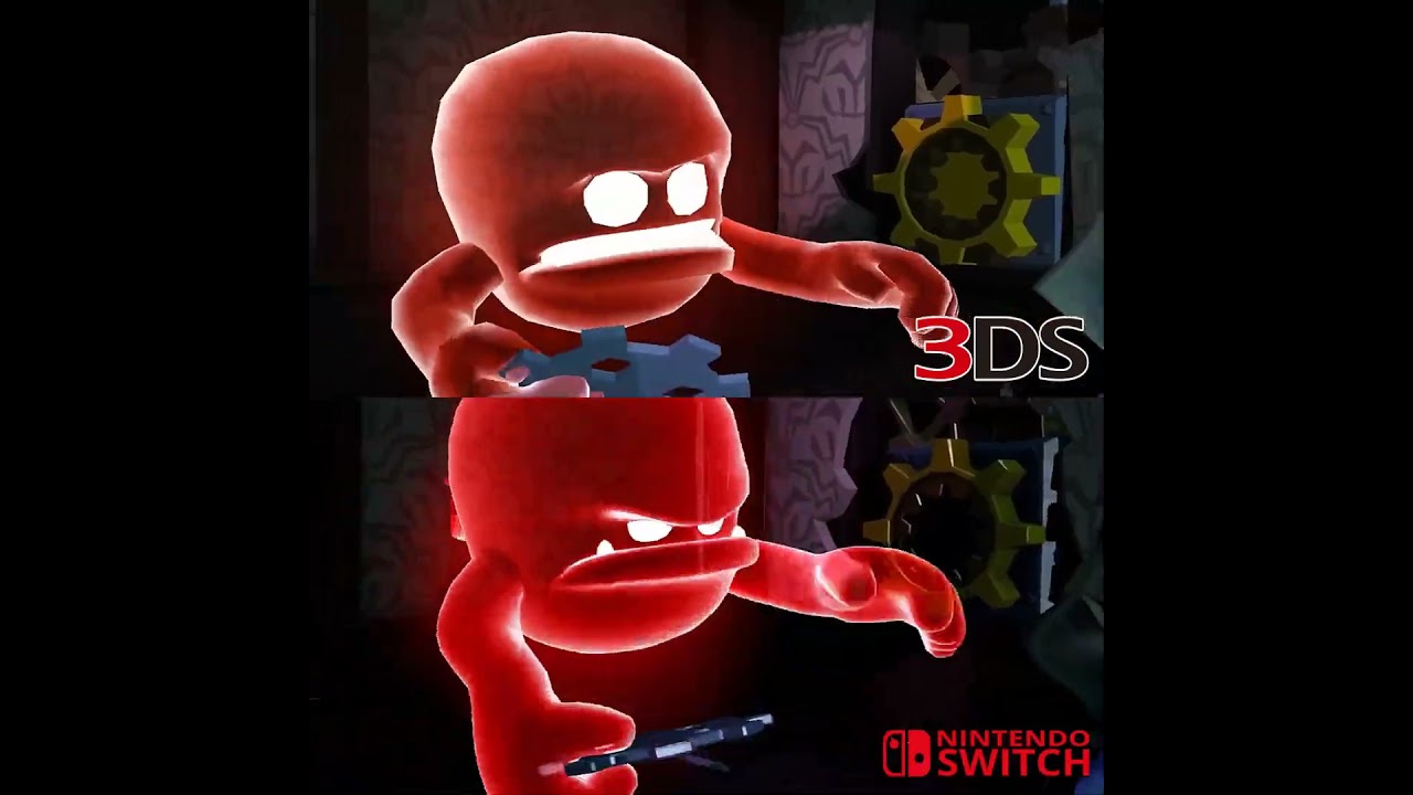 Luigi's Mansion 2 HD  Slammers Steal Gears 3DS Vs. Switch