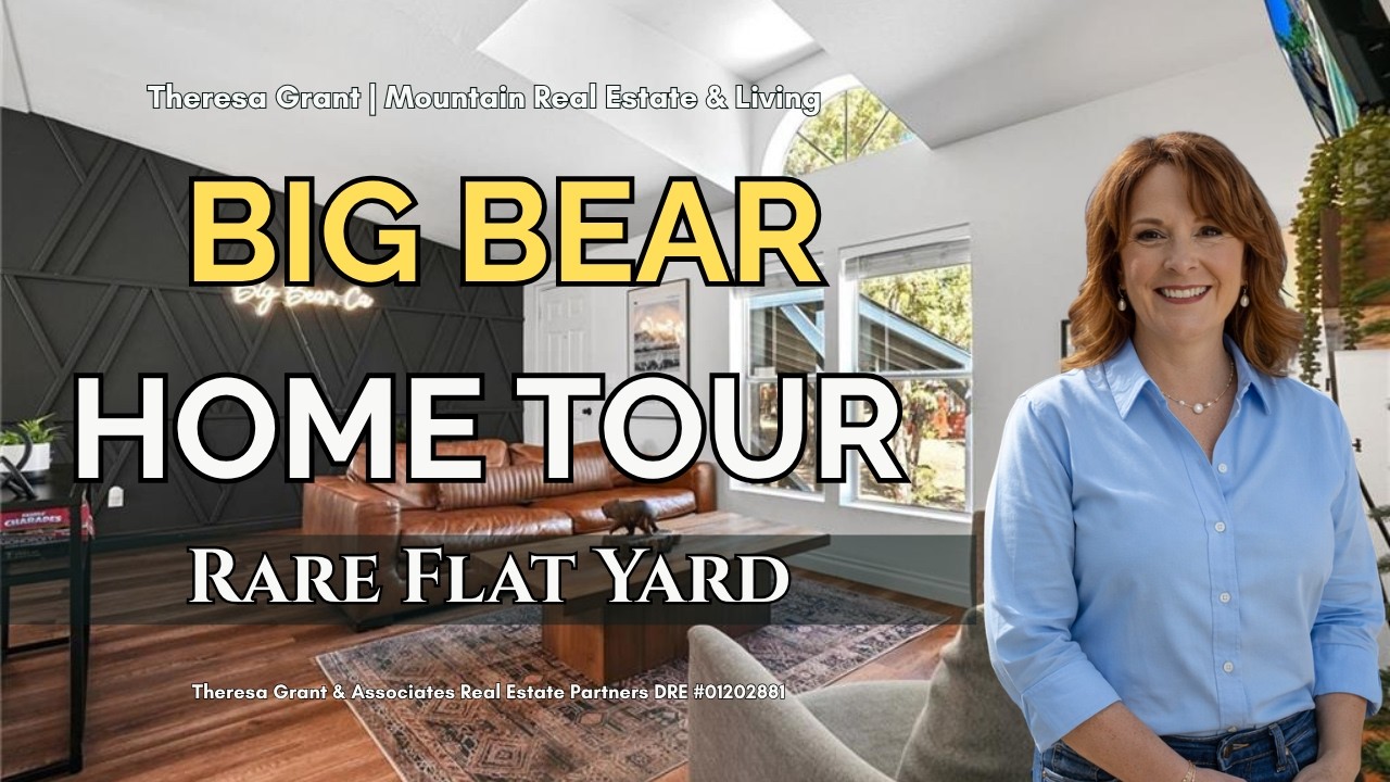 Big Bear Lake Home Tour | Updated 4 Bedroom Home With Rare Flat Yard