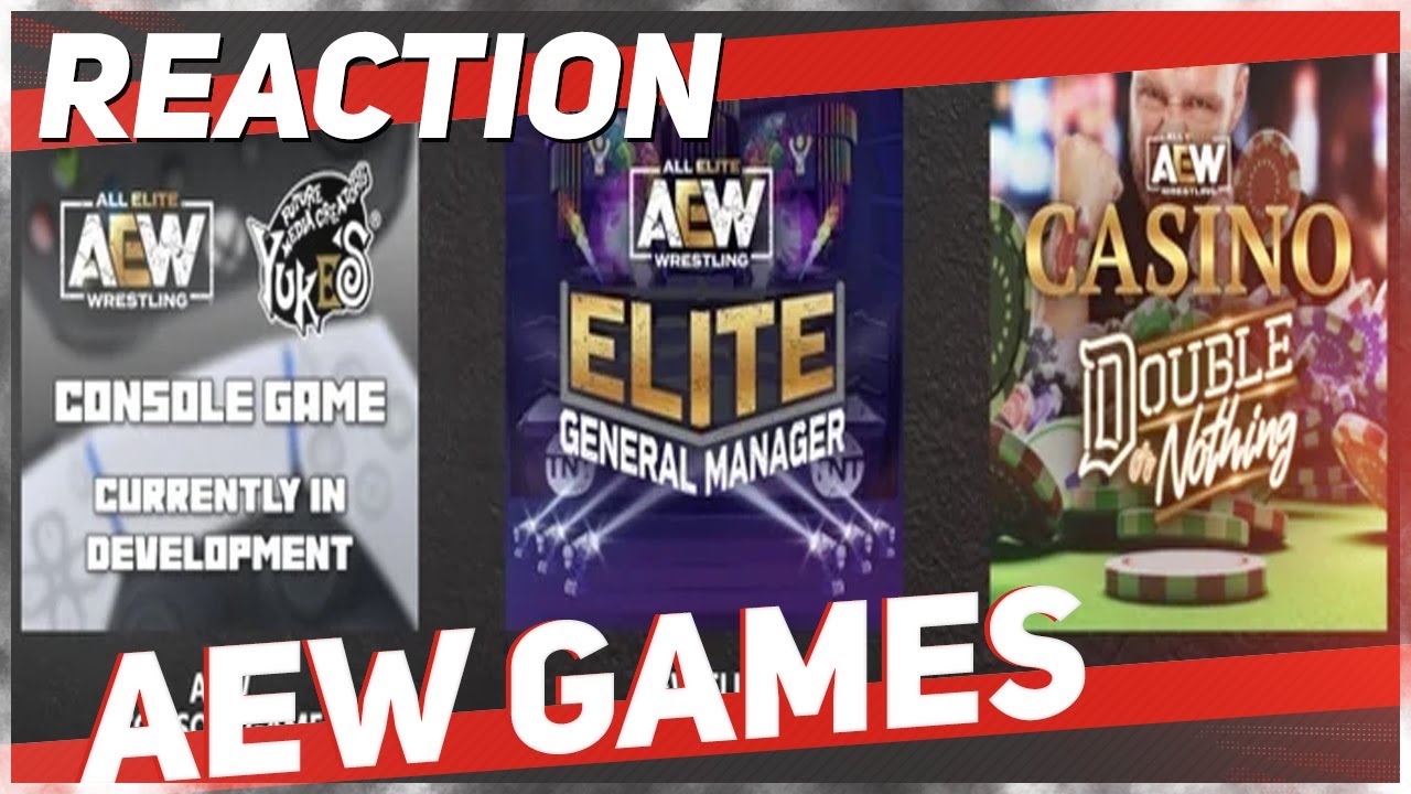 AEW Games Reaction - No Mercy Developer and Yuke's Join Forces! Two Mobile Games! A Shirt?