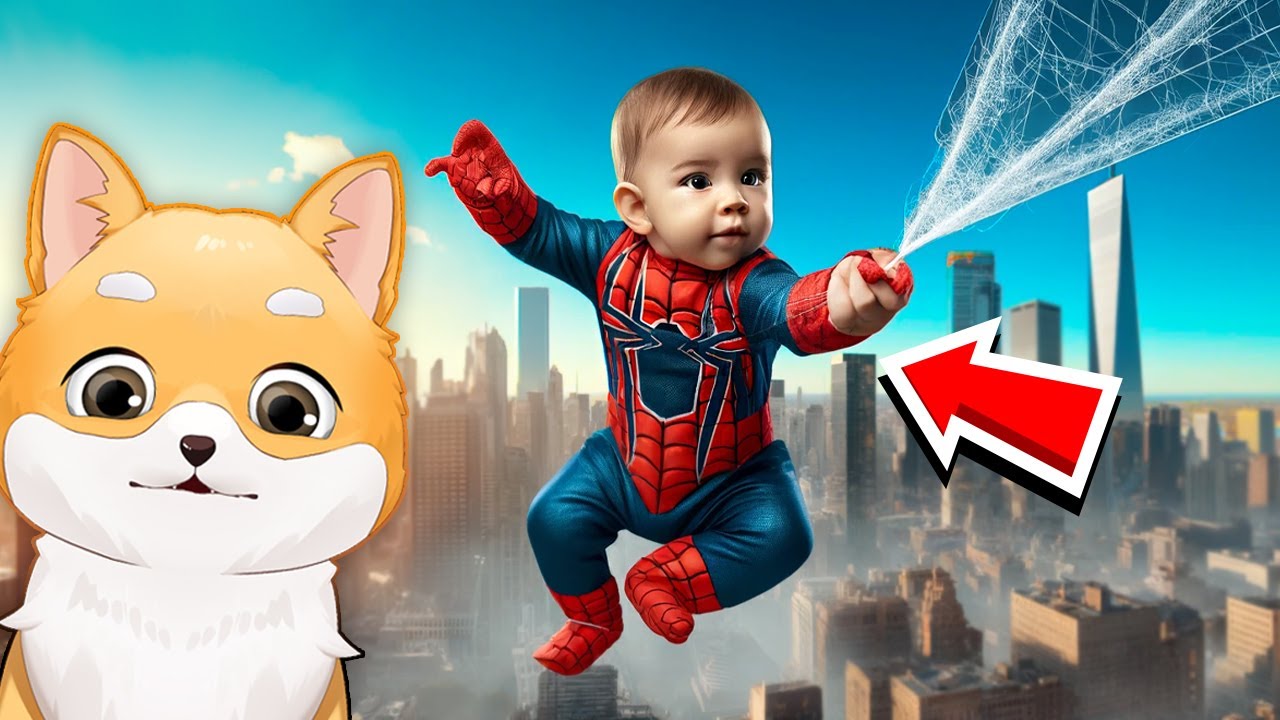 BEBE *SPIDERMAN* Salveaza LUMEA! Ce?