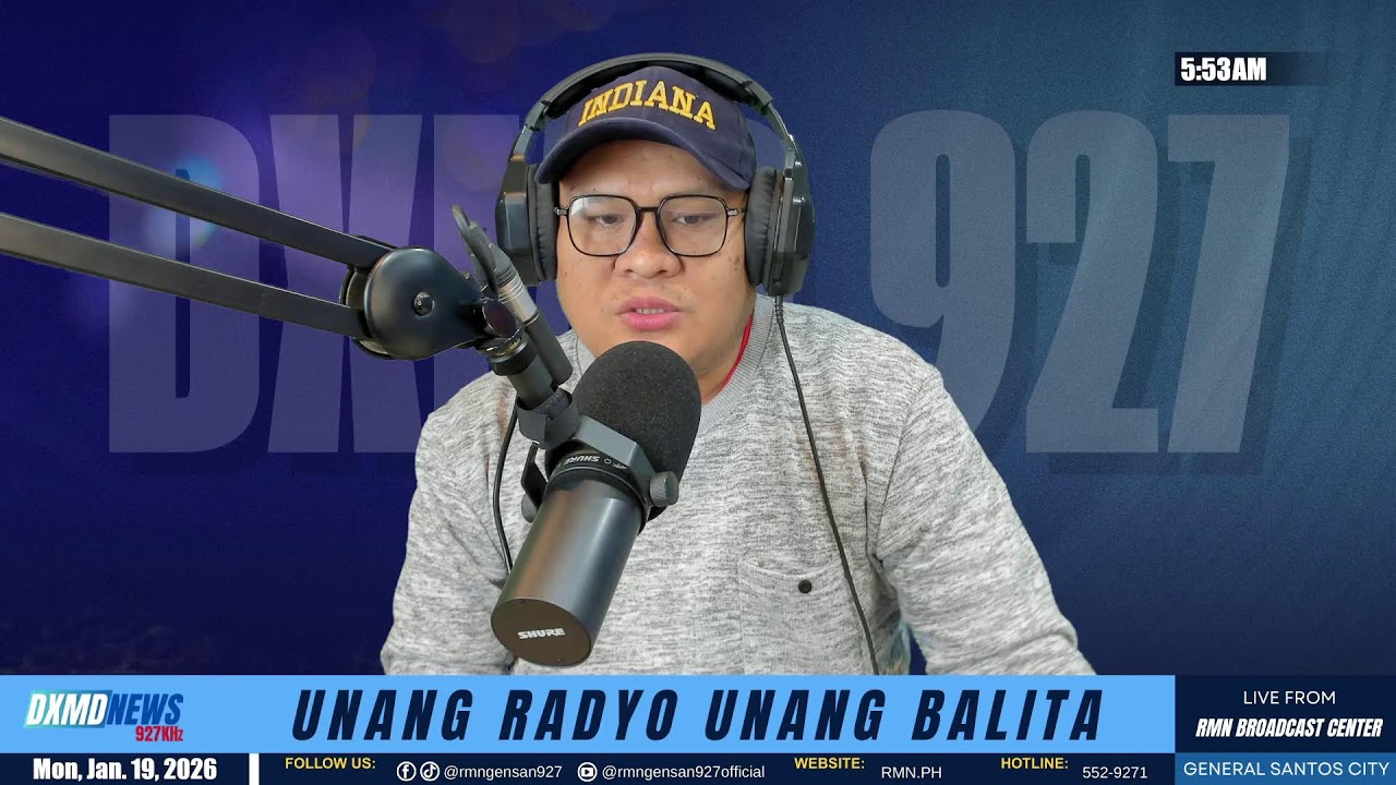 UNANG RADYO UNANG BALITA - 01/19/2026