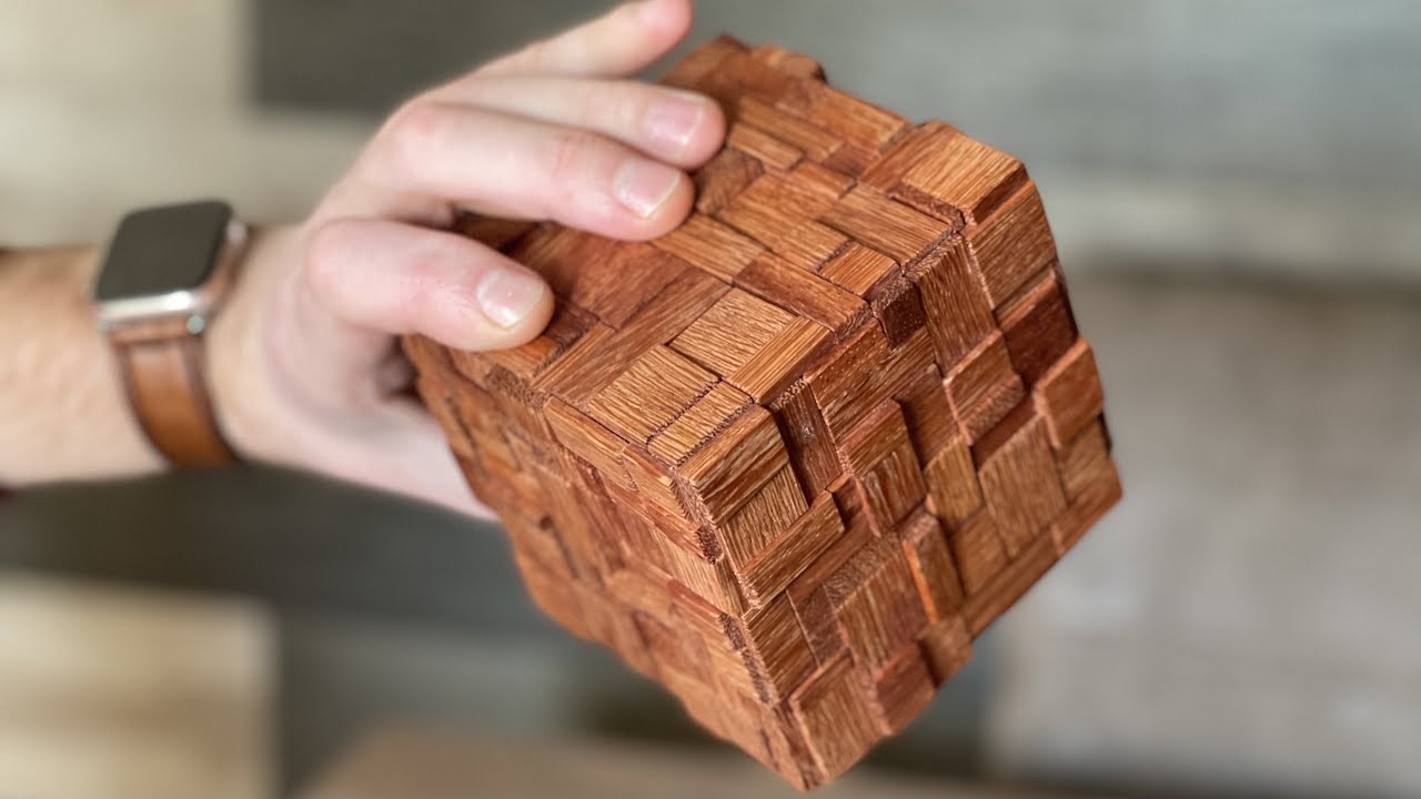 Caja secreta con IMANES  de Neodimio. Cubo ROMPECABEZAS. construcción y mecanismo interior.
