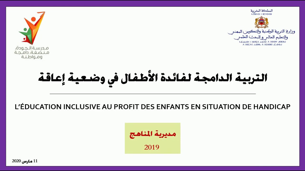 التربية الدامجة