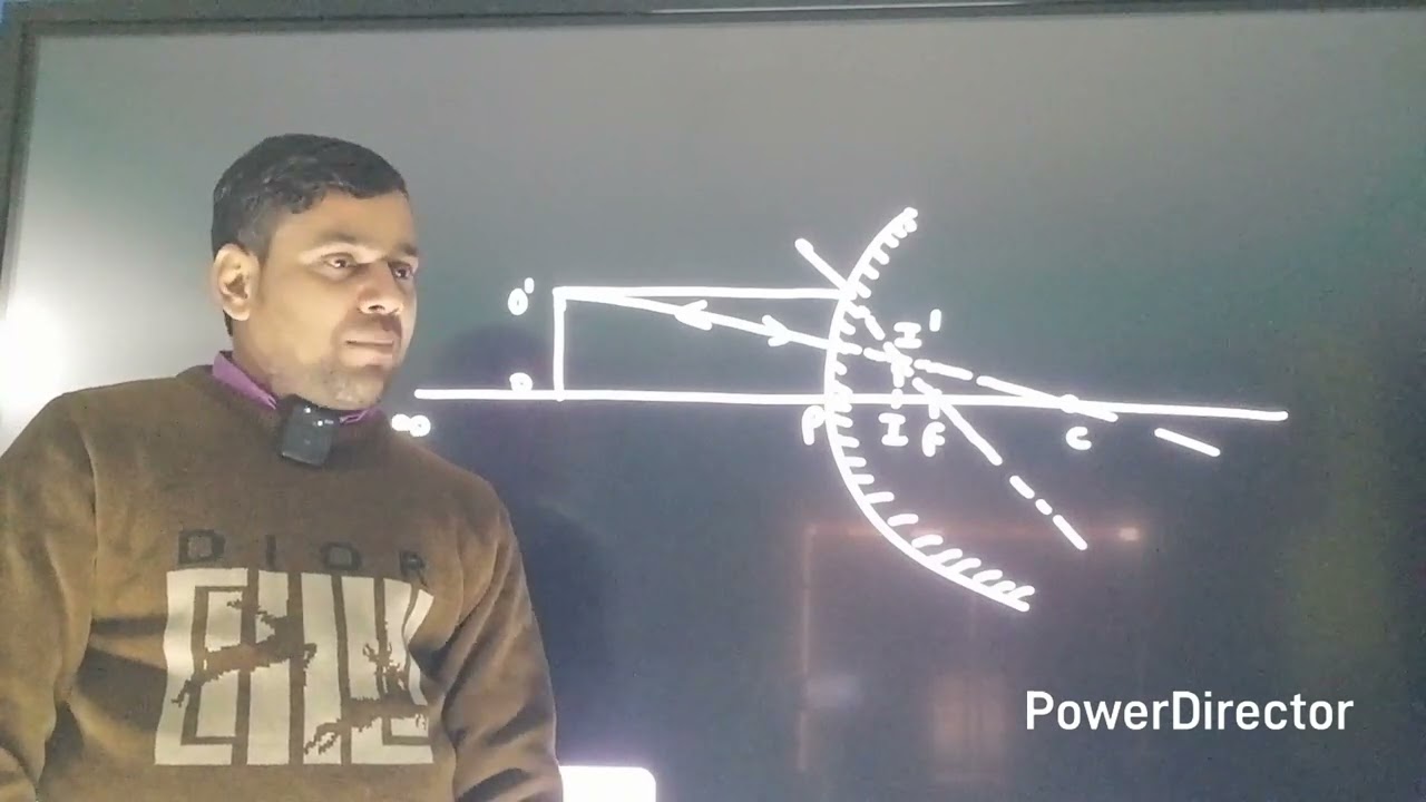 Image formetion by Convex Mirror Class 10th Physics  lecture #by Chandrabhan  sir
