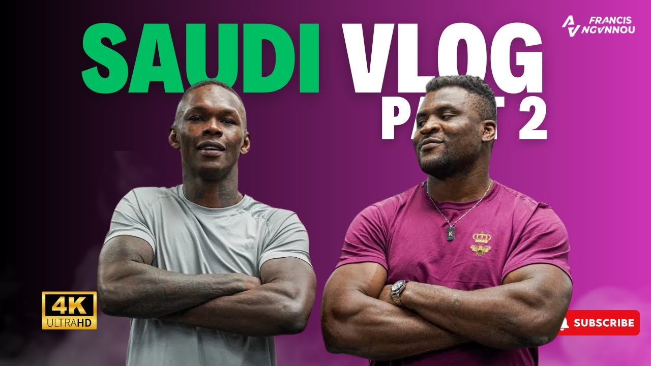 I went to Cristiano Ronaldo's match and visited Israel Adesanya before his fight (Saudi Vlog part 2)