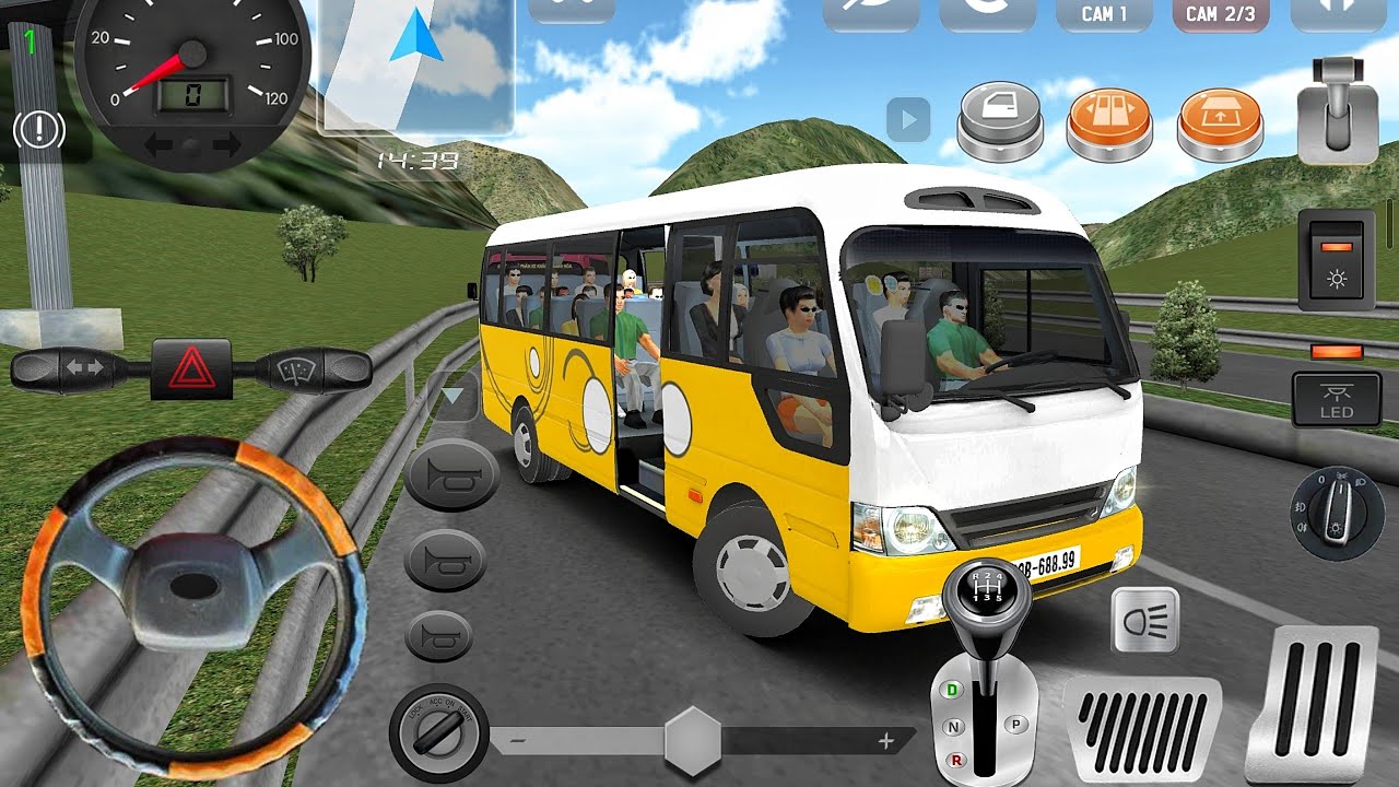 New Hyundai County Games 2026 - Real City Transport Game 3D: Minibus Simulator - Android Gameplay