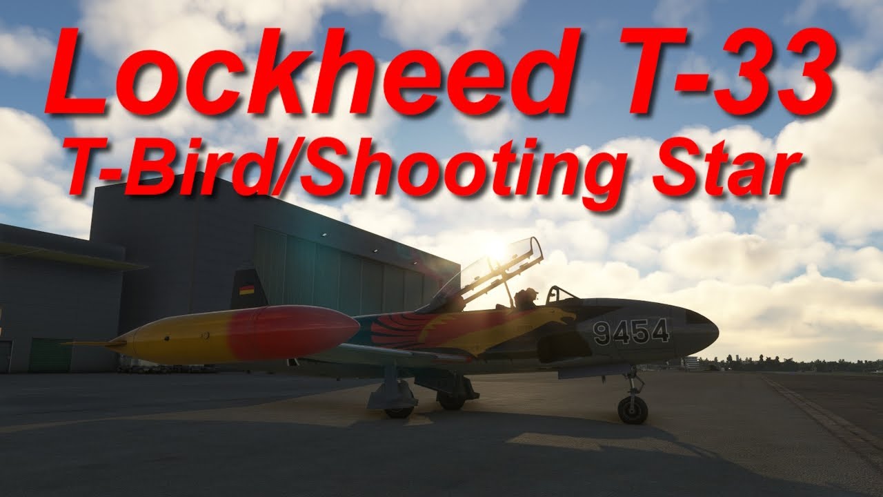 Lockheed T-33 A Shooting Star von IniBuilds | Krasses Teil | Wenig/keine Mängel | MSFS 2020
