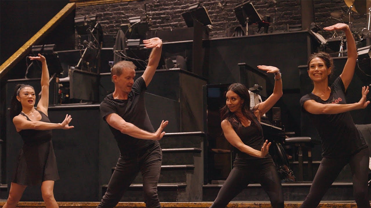 Learning Bob Fosse Moves Backstage at Broadway's Chicago The Musical!